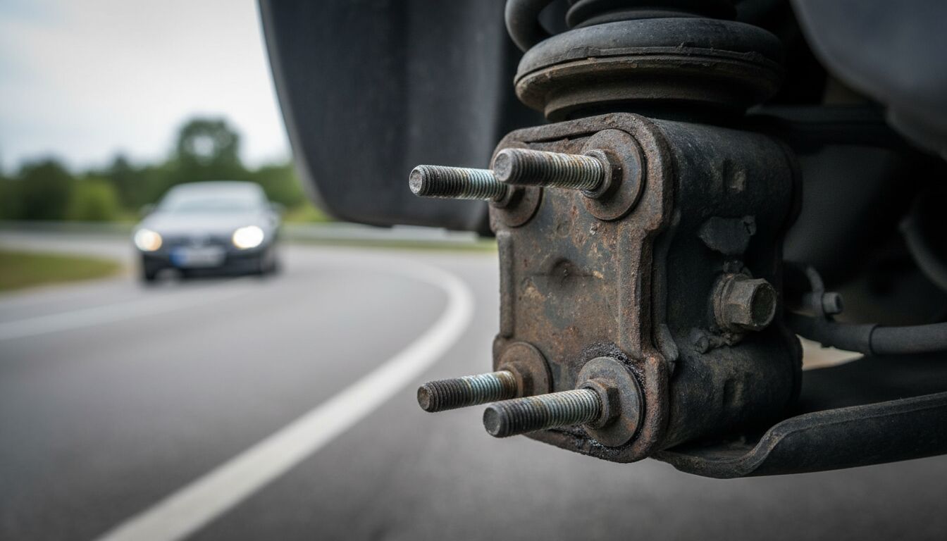 Mauvaise attache des amortisseurs au châssis ou à l&rsquo;essieu : risques et prévention