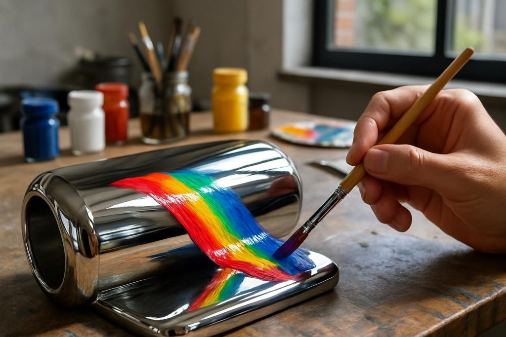 découvrez nos conseils et techniques pour peindre sur du chrome efficacement, en assurant une excellente adhérence et une finition durable.