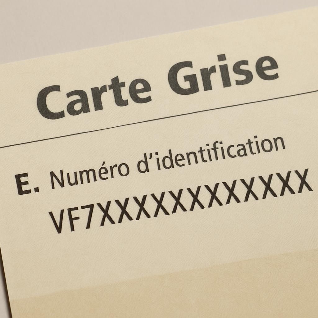découvrez où trouver le numéro de châssis sur votre carte grise et comprenez son importance pour l'identification de votre véhicule.